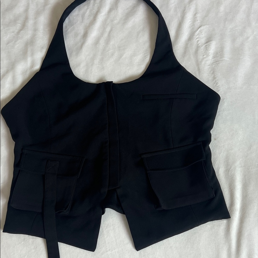 🍁🍁🍁ZARA Black Halter Top